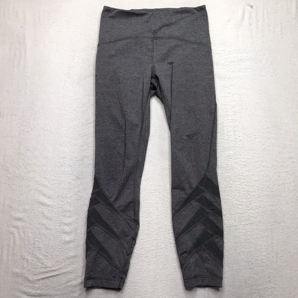 LULULEMON Motionful High Rise Legging Women 8 (28x26) Gray Yoga Workout